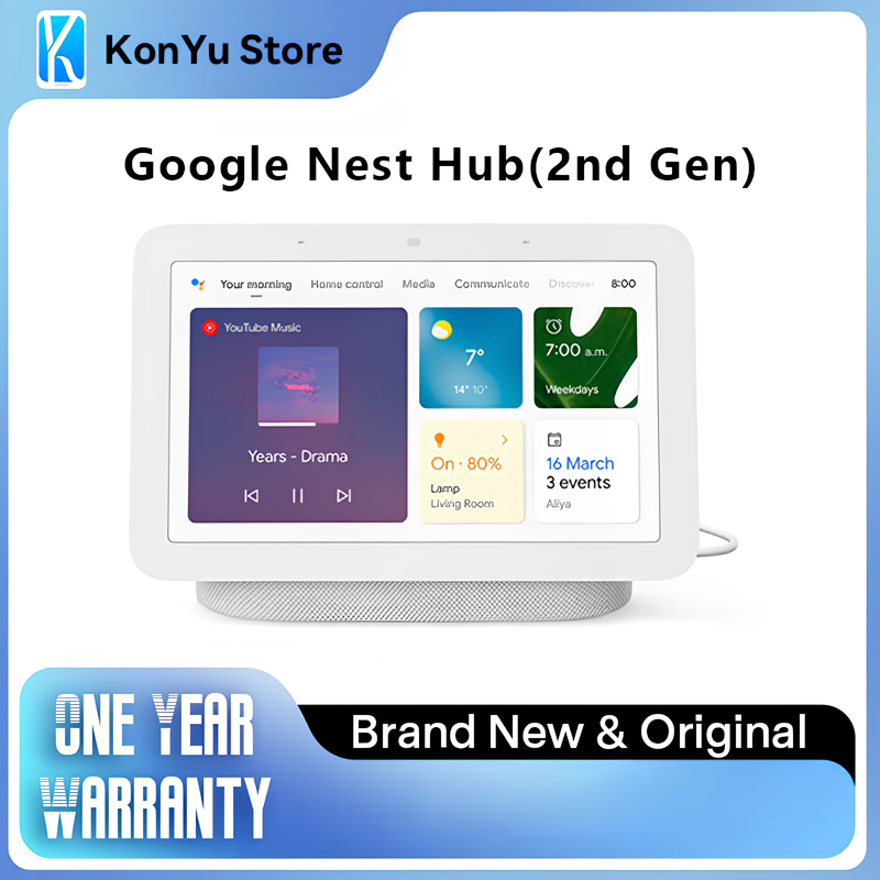 Google Speaker Nest Hub - Contrôleur de maison intelligente d'origine Google