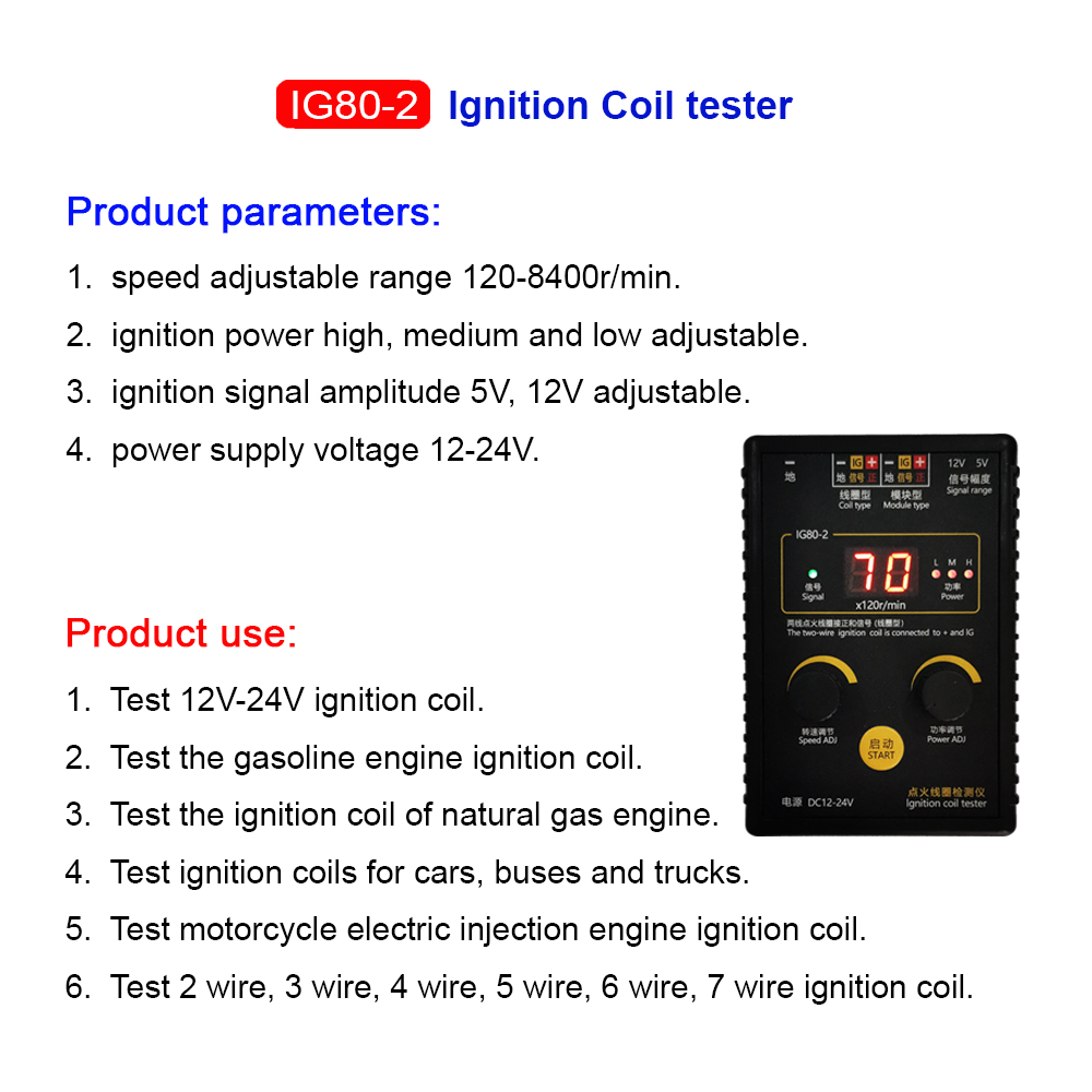 Mise à jour ! Testeur de bobin - Co Detector Plug avis et prix