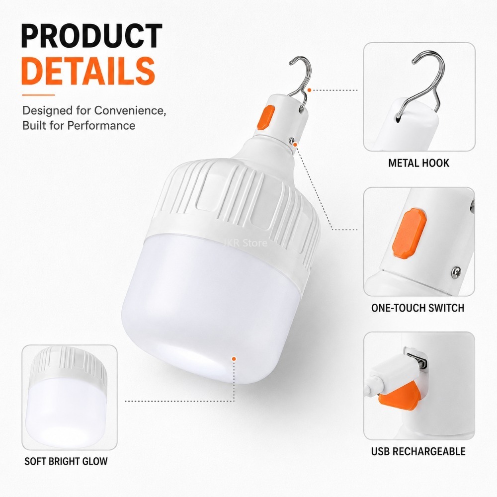 Lampe de camping rechargeable  - Power Outage Light avis et prix