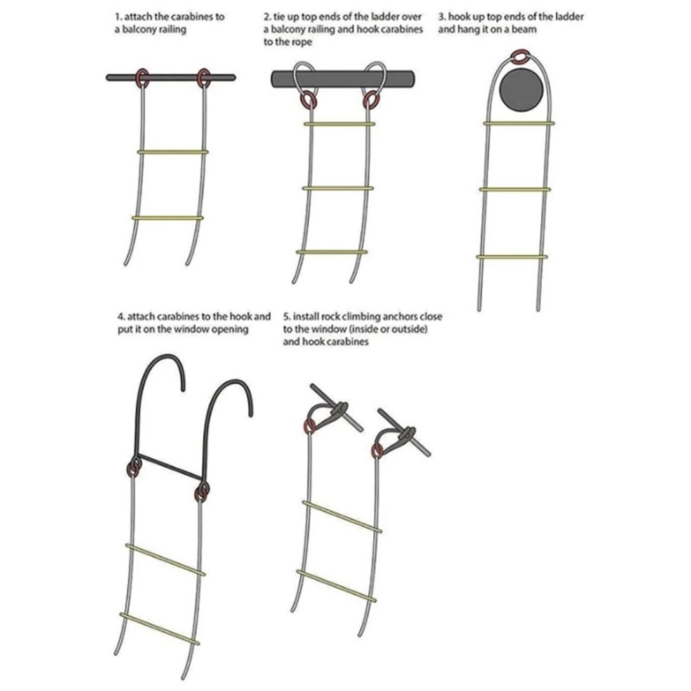 Échelle à corde isolée, antidé - Fire Escape Ladder avis et prix