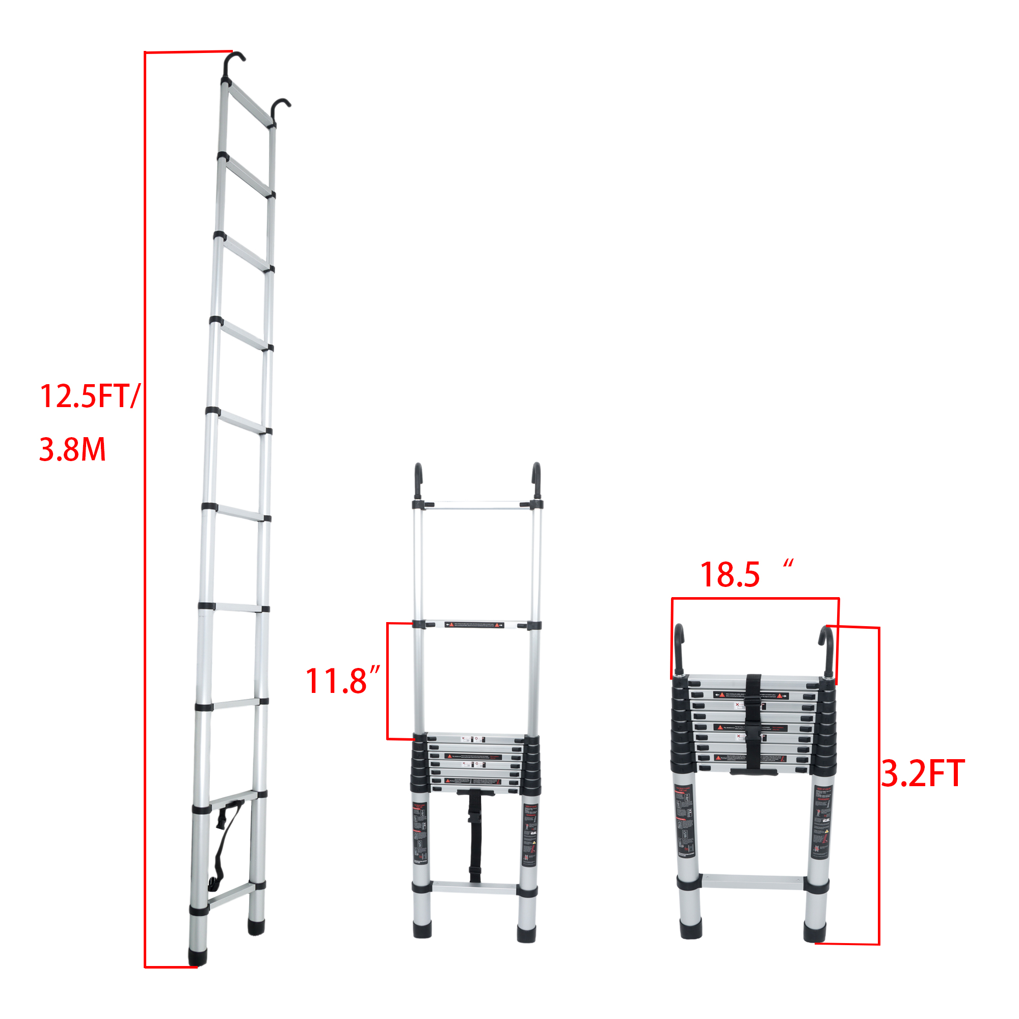 Échelle télescopique en alumin - Fire Escape Ladder avis et prix