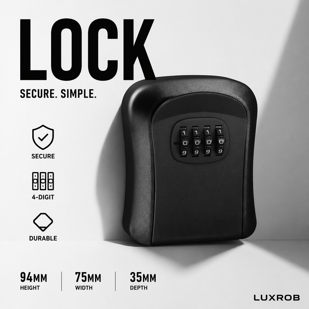 Boîte de rangement murale étan - Lockbox Key Secure avis et prix